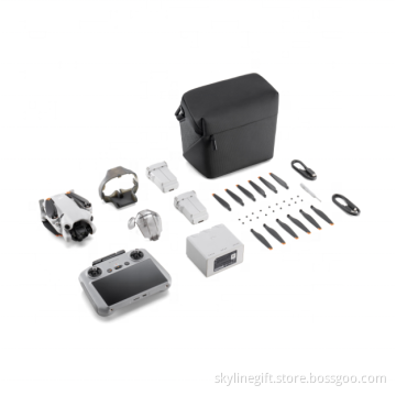 Original for DJI Mini 4 Pro Fly More Combo Plus (RC 2) Drone FMC Remote Control with Screen 249g